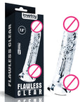 LOVETOY Women's Crystal Transparent Dildo Adult Female Masturbator