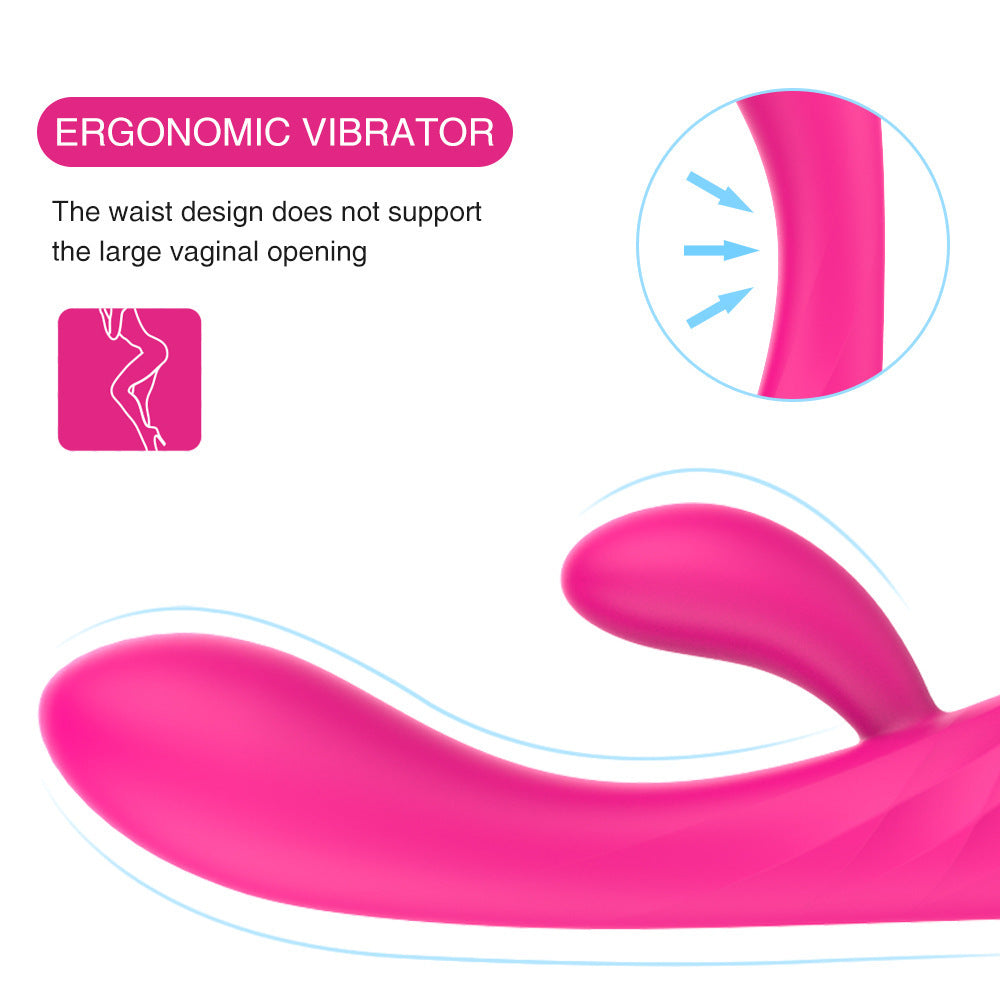 Muse double head with LED light vibration AV stick 9 frequency strong vibration boneless massage stick