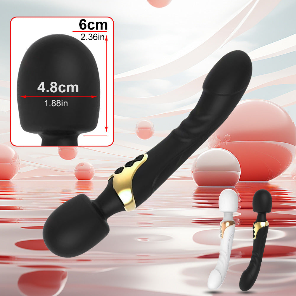 Powerful AV wand vibrator, 10 modes, vaginal G-spot stimulator, female masturbator