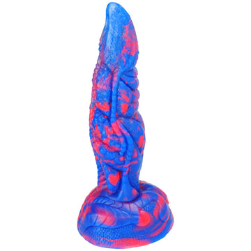 Flame beast mixed color liquid silicone super large realistic simulation dildo female masturbator