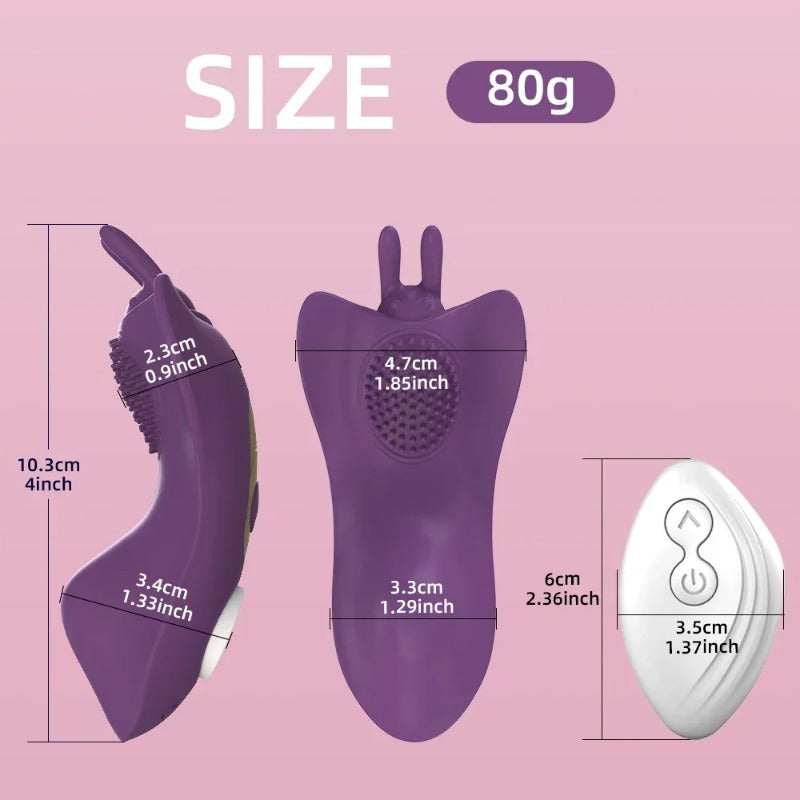 Wireless Clitoris Vibrator For Women App Remote Control Butterfly Vibrating Masturbator