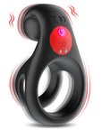 10 frequency dual endurance penis ring male vibration delay device best couple sex toy