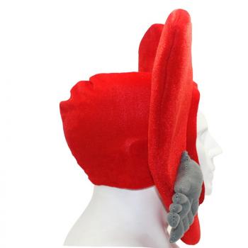 Halloween christmas gift cosplay Costume Red heart mask Cap