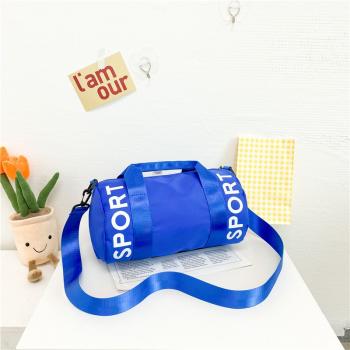 Children's fashion cool cylinder bag single shoulder bag sports messenger bag