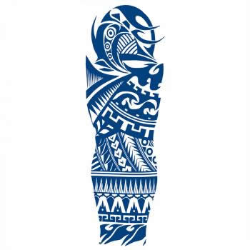 Street hip hop creative pattern full arm semi permanent tattoo paste