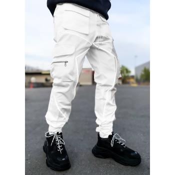 Casual slacks hip hop personalized men's overalls