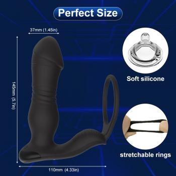 Men's telescopic prostate massager sex toys