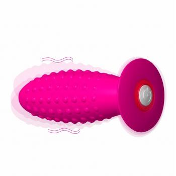 Mini remote controlled strong vibration anal plug vibrator