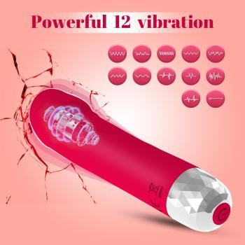 Female 12 frequency strong vibration small AV stimulation orgasm stick