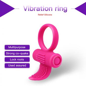 Men's silicone sheep eye lock ring co vibrator