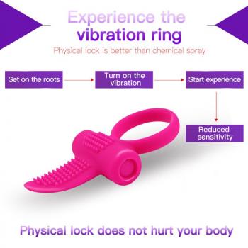 Men's silicone sheep eye lock ring co vibrator