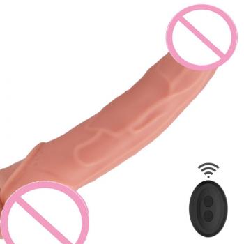 Wearable remote vibrating penis cover