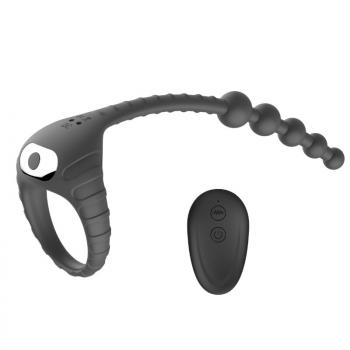Male anal bead delay vibration ring