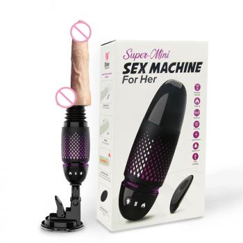 Female wireless remote control telescopic gun vibrator