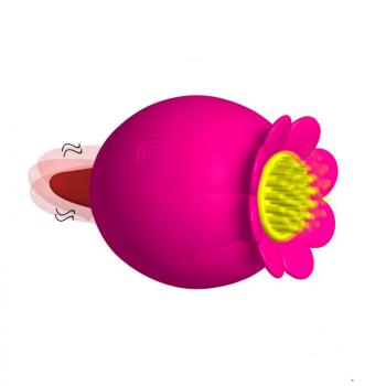 Rose remote control suction female massager