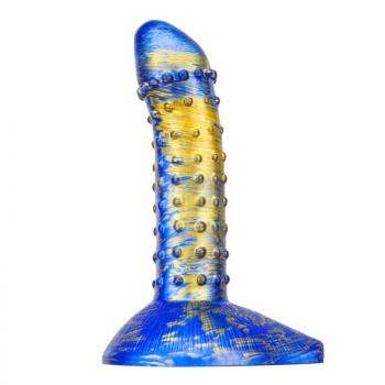 Women's oversized special-shaped mixed color simulation penis