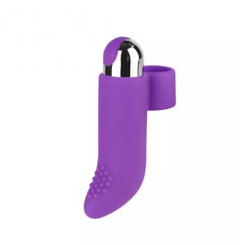 Silicone rechargeable bullet finger vibrator