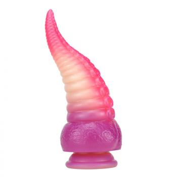 Octopus silicone soft color blend tapered anal plug